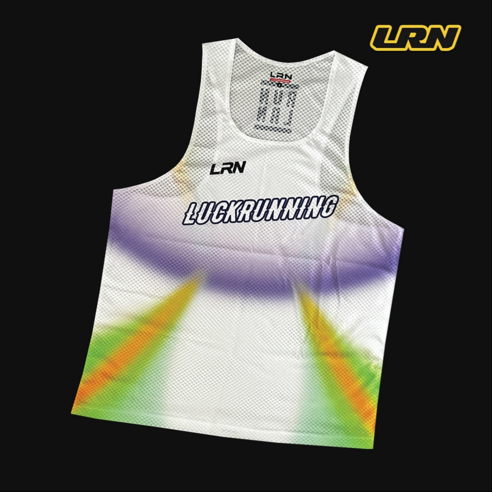 เสื้อวิ่งพิมพ์ลาย LRN เนื้อผ้า Super Air Flow (SF06)