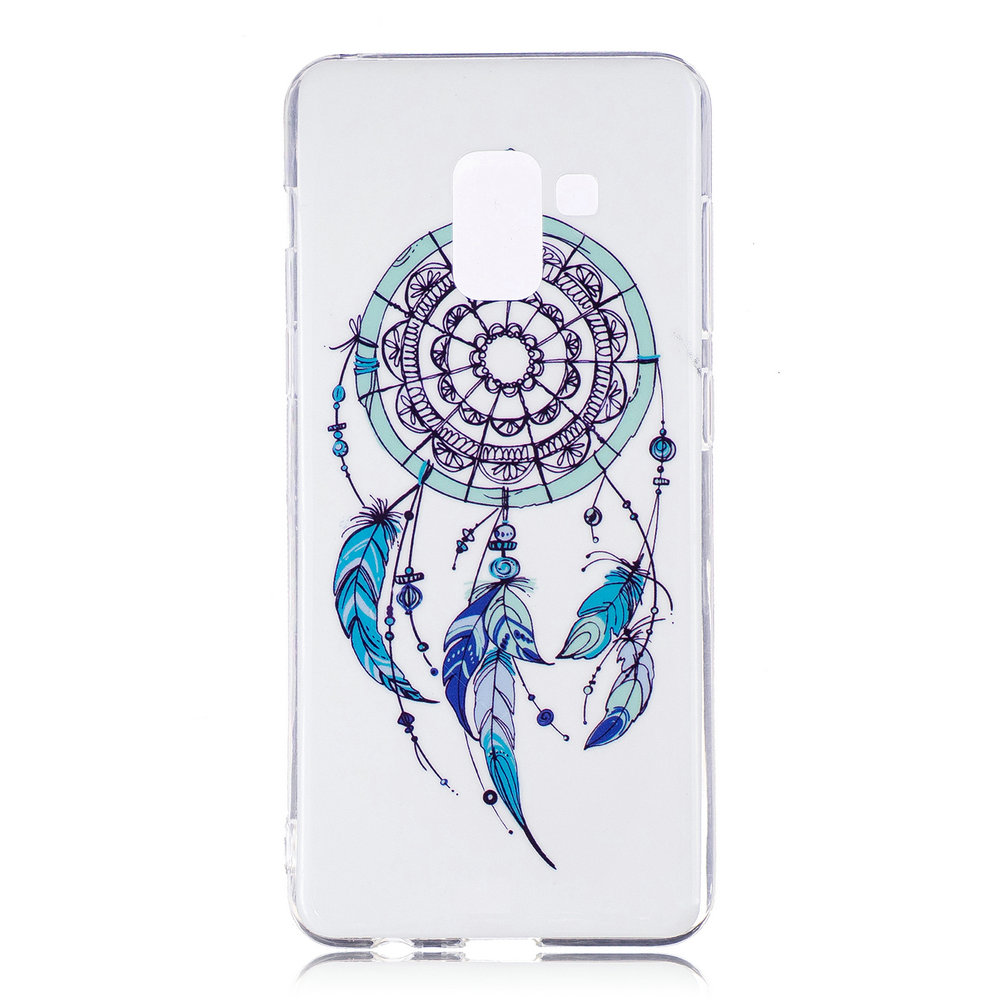 Case Samsung Galaxy A8 2018 #เคสฝาหลัง TPU รูปแบบการพิมพ์ลายและเรืองแสงในที่มืดได้ดี