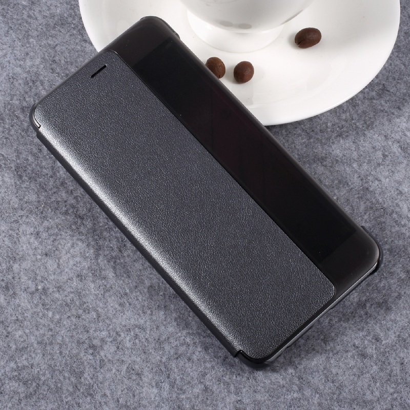 Case Huawei P10 Plus เคสฝาพับมีช่องวิว Awakening Smart Side Window Leather