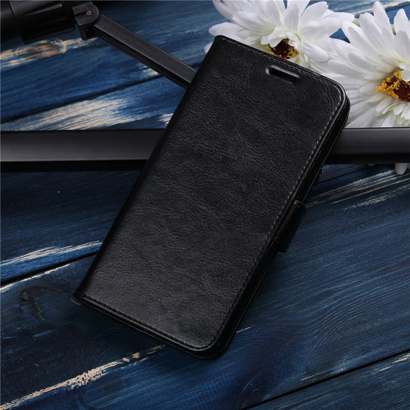 Case Huawei Y7 2017 #เคสฝาพับแบบกระเป๋าสตางค์หนัง PU ผิวหนังม้า พับตั้งได้ สินค้าดีราคาถูก