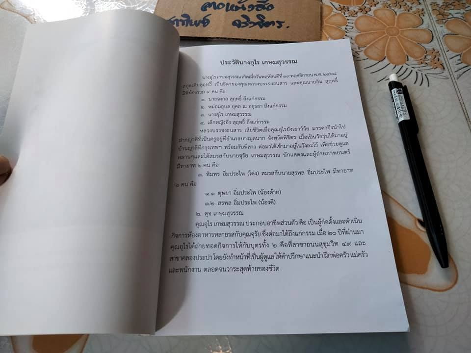 ตำรับอาหารชาววัง ร้านหลายรส โดย อุไร เกษมสุวรรณ (พิมพ์เป็นอนุสรณ์ในงานพระราชทานเพลิงศพ เป็นกรณีพิเศษในนางอุไร เกษมสุวรรณ) **สินค้าหมด**