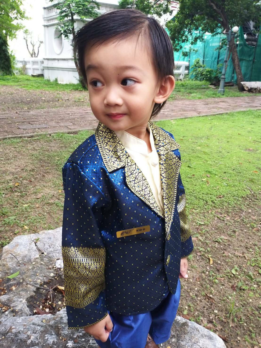ชุดไทยเด็กชาย งานประณีต