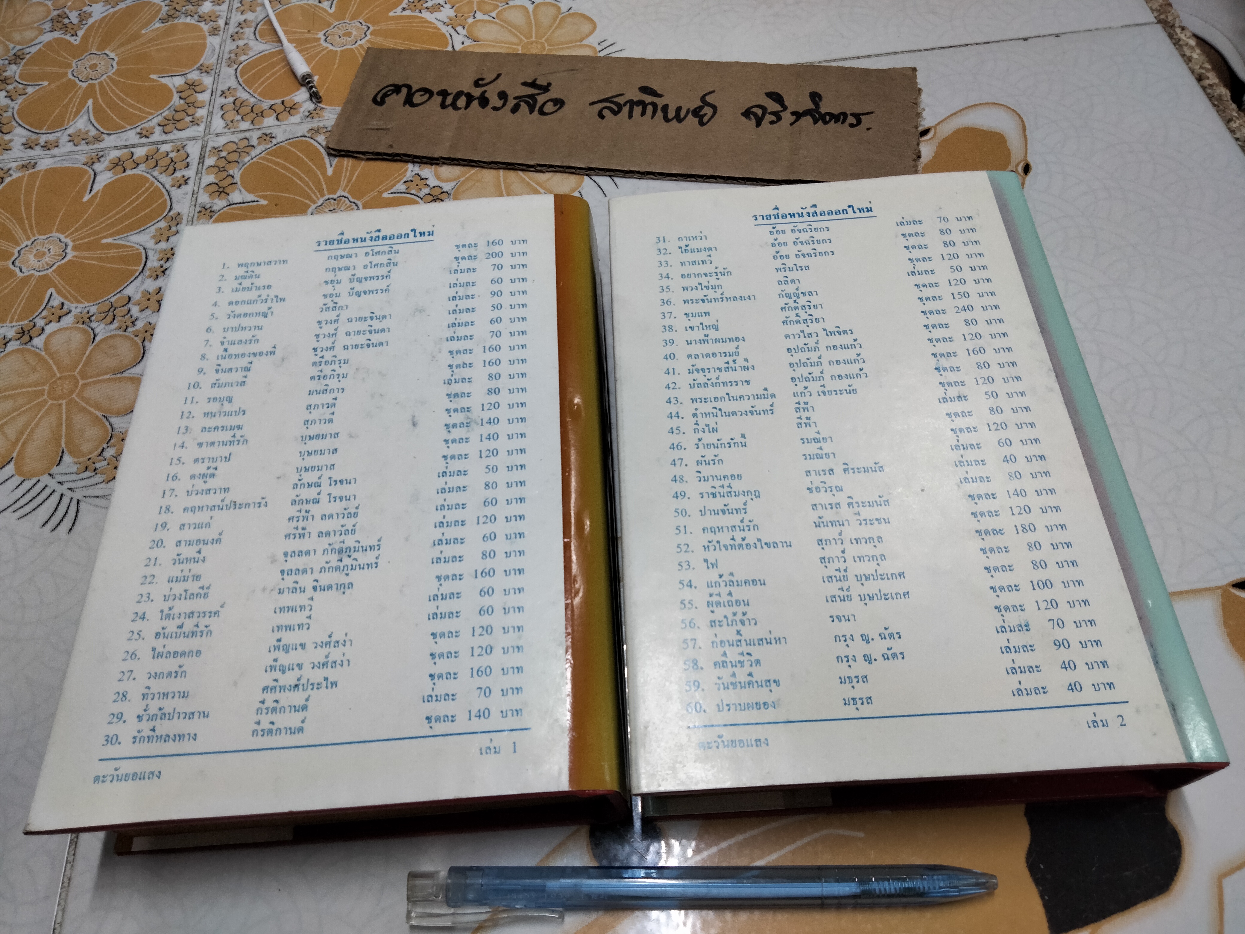 ตะวันยอแสง 2 เล่มจบ (ปกแข็ง)- เสนีย์ บุษปะเกศ **สินค้าหมด**