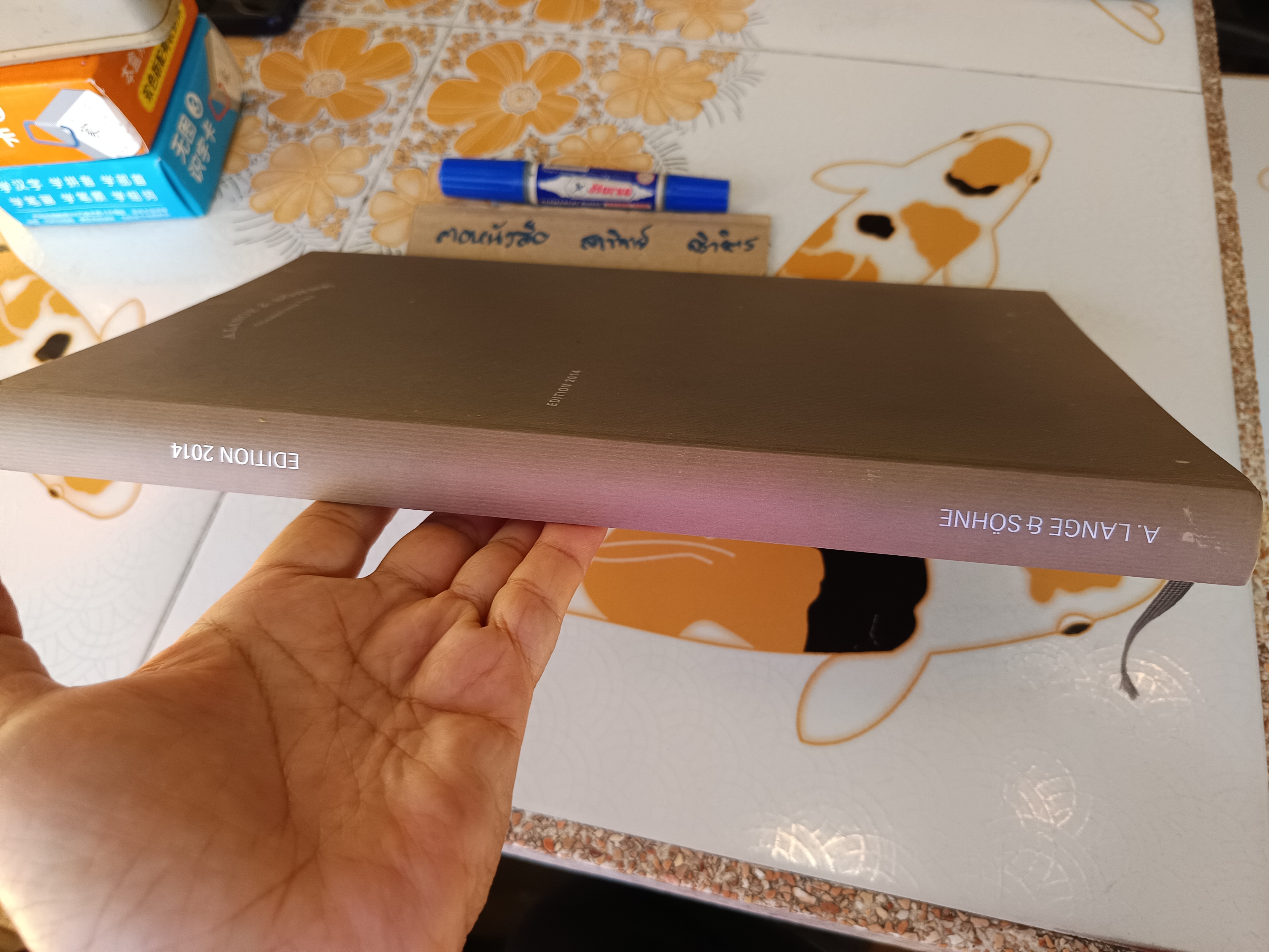 A Lange & Söhne Glashutte Edition 2014 แคตตาล็อกนาฬิกา Collectors HC Rare