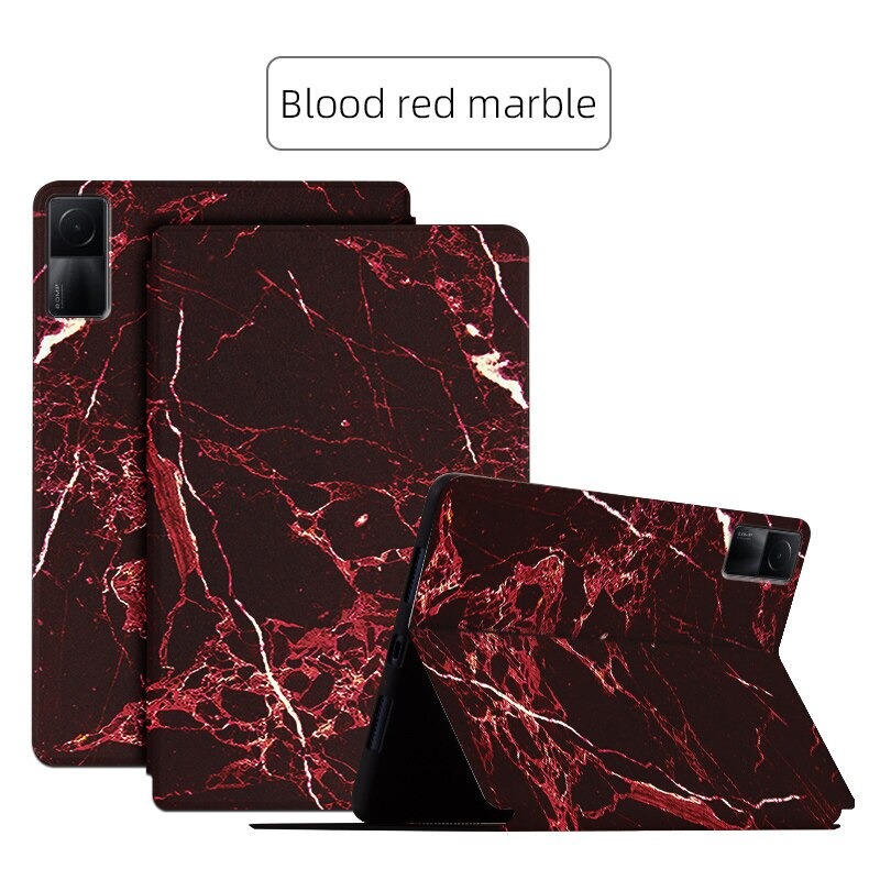 เคสแท็บเล็ต Redmi Pad 10.61" 2022 #เคสฝาพับหนัง PU ลายหินอ่อน Leather Marble Pattern Smart Tablet Case