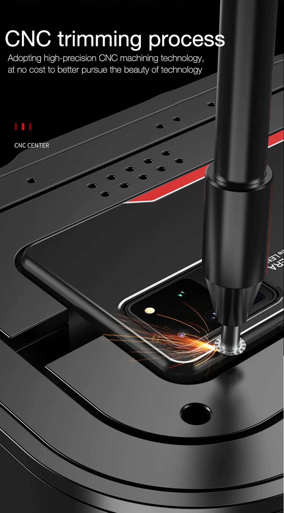 Case Samsung Galaxy Note 20 Ultra / Note 20 Ultra 5G#เคสฝาหลังไฮบริด Metal +TPU Shockproof metal back plate Phone Back Cover