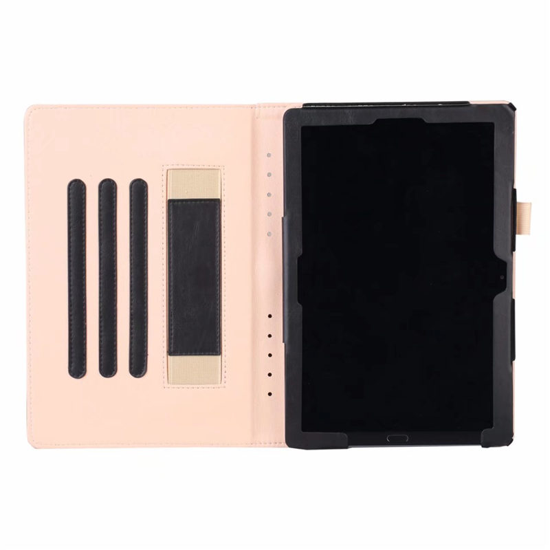 เคส Huawei MediaPad M5 Pro 10.8 นิ้ว #เคสฝาพับหนัง PU มีแถบยืดหยุ่นสวมนิ้ว Pocket Front PU Leather with Elastic Band