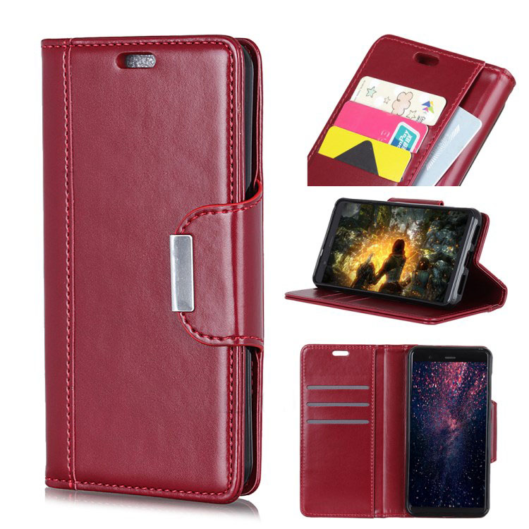 เคส Asus Zenfone Max Pro (M2) ZB631KL #เคสฝาพับหนัง PU แบบกระเป๋าสตางค์ Wallet Leather Stand Case