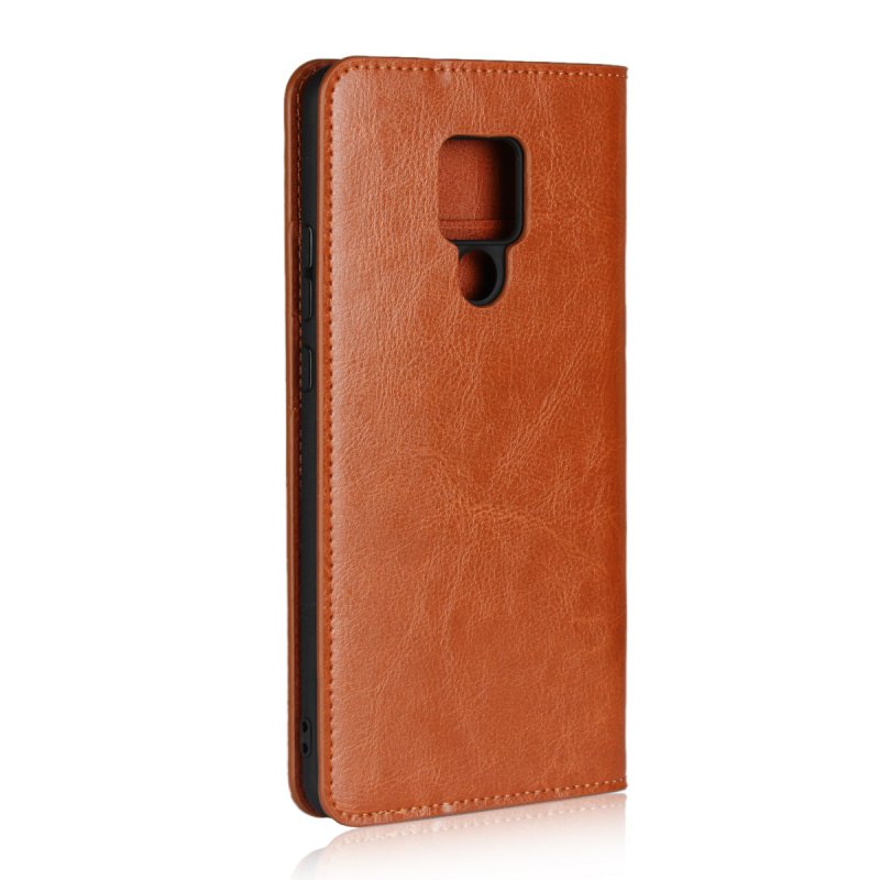 Case Huawei Mate 20 X #เคสฝาพับหนังแท้แบบกระเป๋าสตางค์คุณภาพดี Crazy Horse Genuine Leather Cover