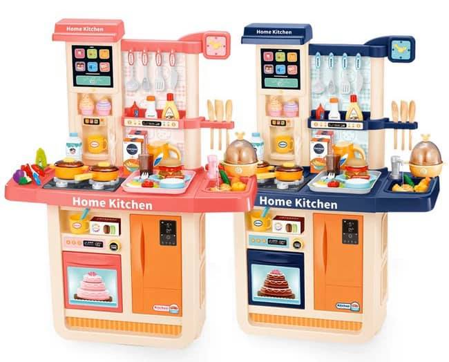 ของเล่นเด็ก ชุดครัวใหญ่ Home Kitchen สีชมพู