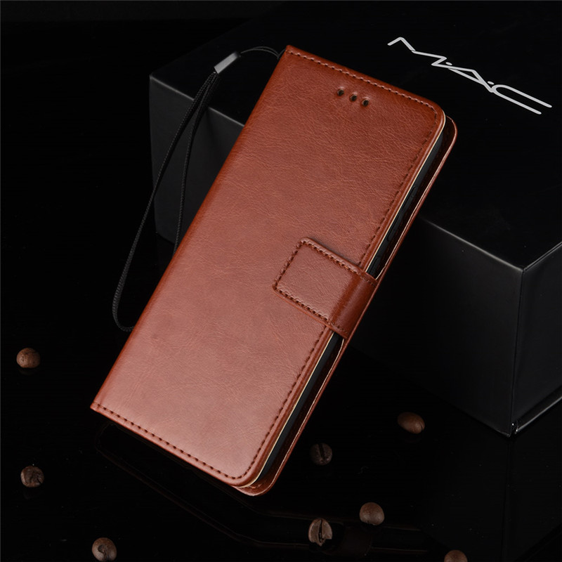 เคส OPPO F11#เคสฝาพับหนัง PUผิวหนังม้า มีแถบปิดแม่เหล็กแบบกระเป๋าสตางค์ Crazy Horse Wallet Leather Protective Cover with Stand