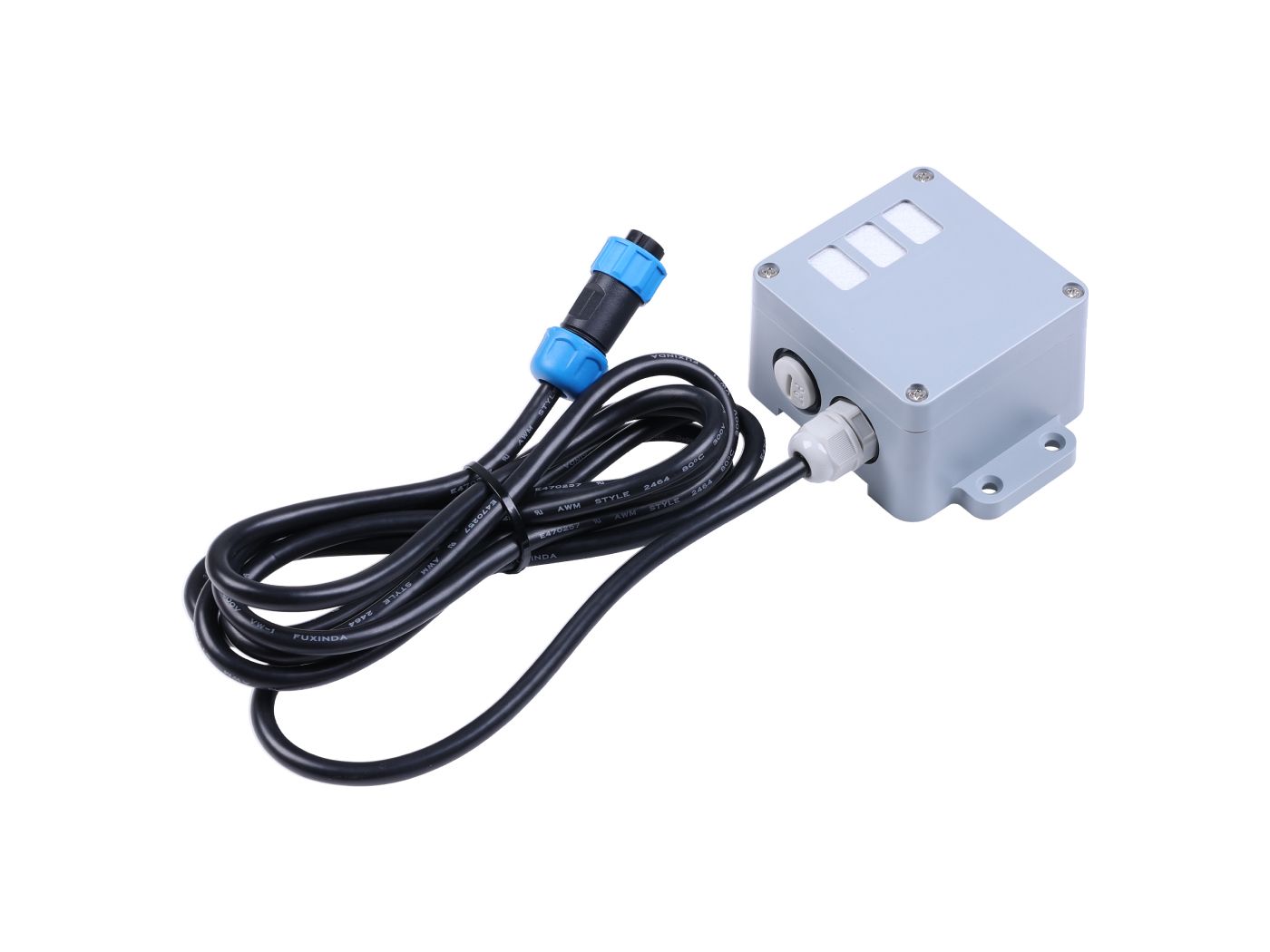 เซ็นเซอร์วัดแก็สไฮโดรเจนซัลไฟล์ Industrial-grade MODBUS RS485 H2S Sensor - with Waterproof Aviation Connector