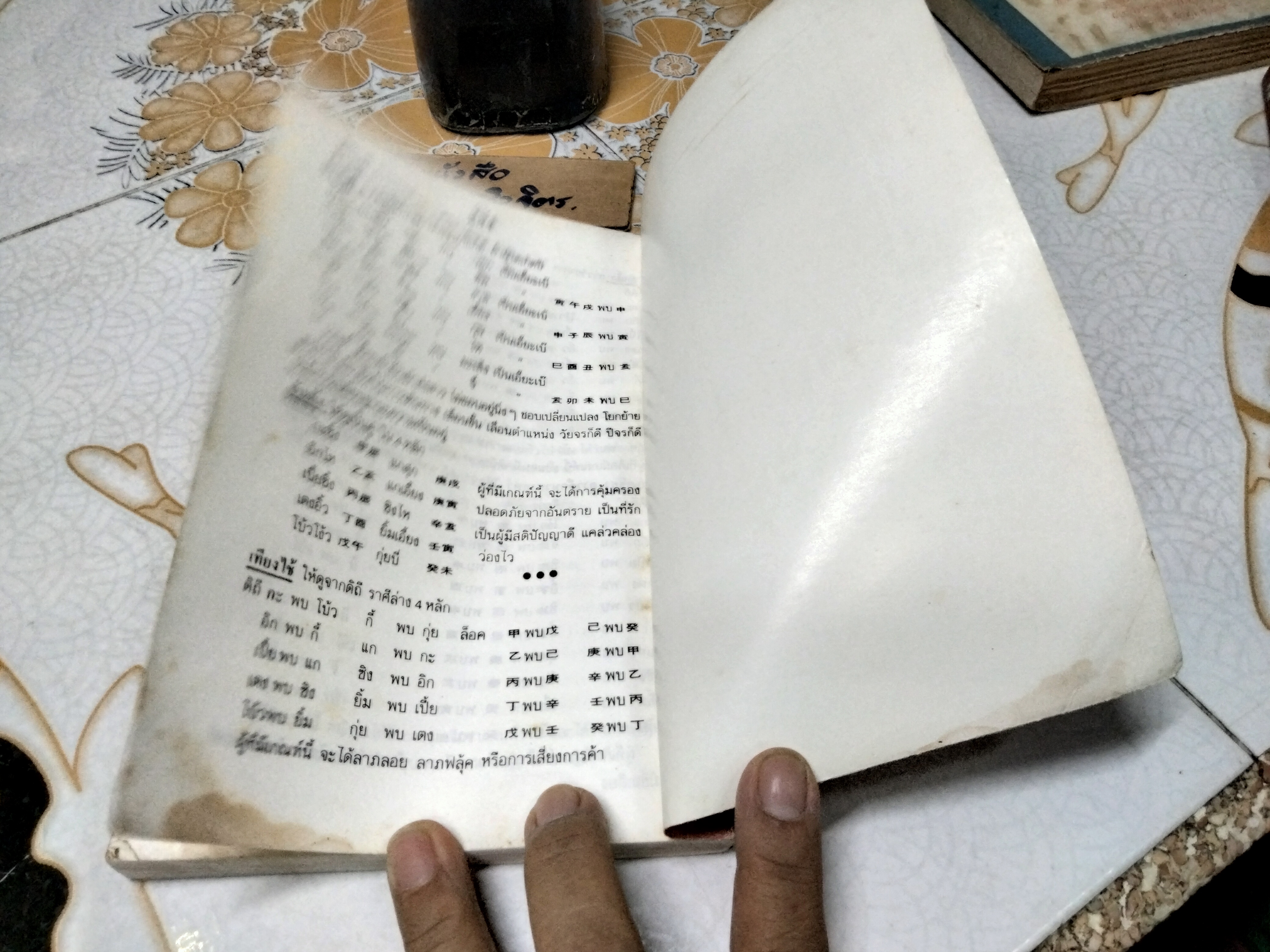 ผูกดวงจีน ภาควิชาฮวงจุ้ย ฉบับภาษาไทย โดย อาจารย์ ชัยเมษฐ์ เชี่ยวเวช พิมพ์ครั้งแรก 2536 (สภาพพอใช้) **สินค้าหมด**