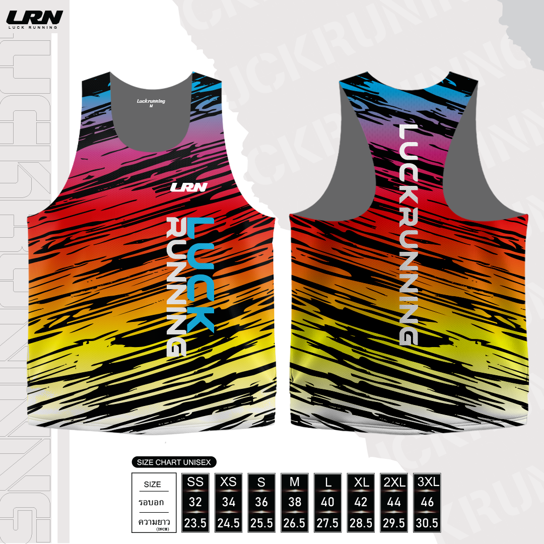 เสื้อกล้าม Run Elite ผ้า Air Flow Plus สำหรับวิ่งมาราธอน (AP18-01)