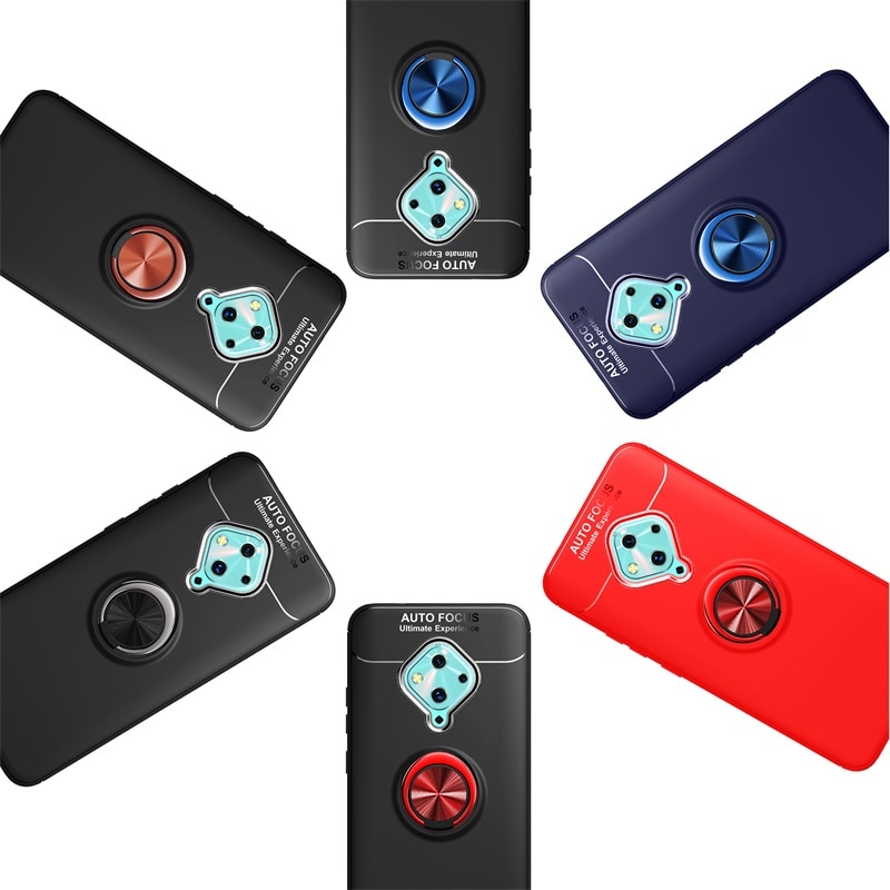 Case Vivo S1 Pro #เคสฝาหลัง TPU Finger Ring Kickstand (แผ่นโลหะแบบ Built-in)