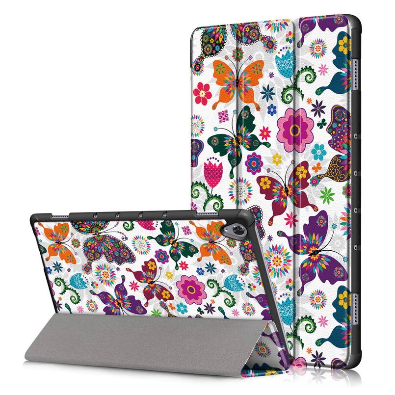 Case Huawei MediaPad M6 10.8 นิ้ว #เคสฝาพับ 3 พับพิมพ์ลาย Pattern Printing PU Leather Tri-fold Stand