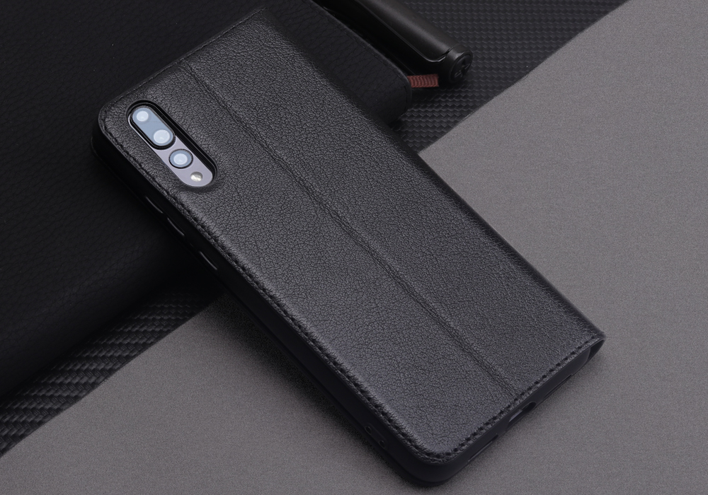 Case Huawei P20 Pro View window #เคสหนังแท้ Genuine Leather Auto Wake Up / Sleep คุณภาพดี