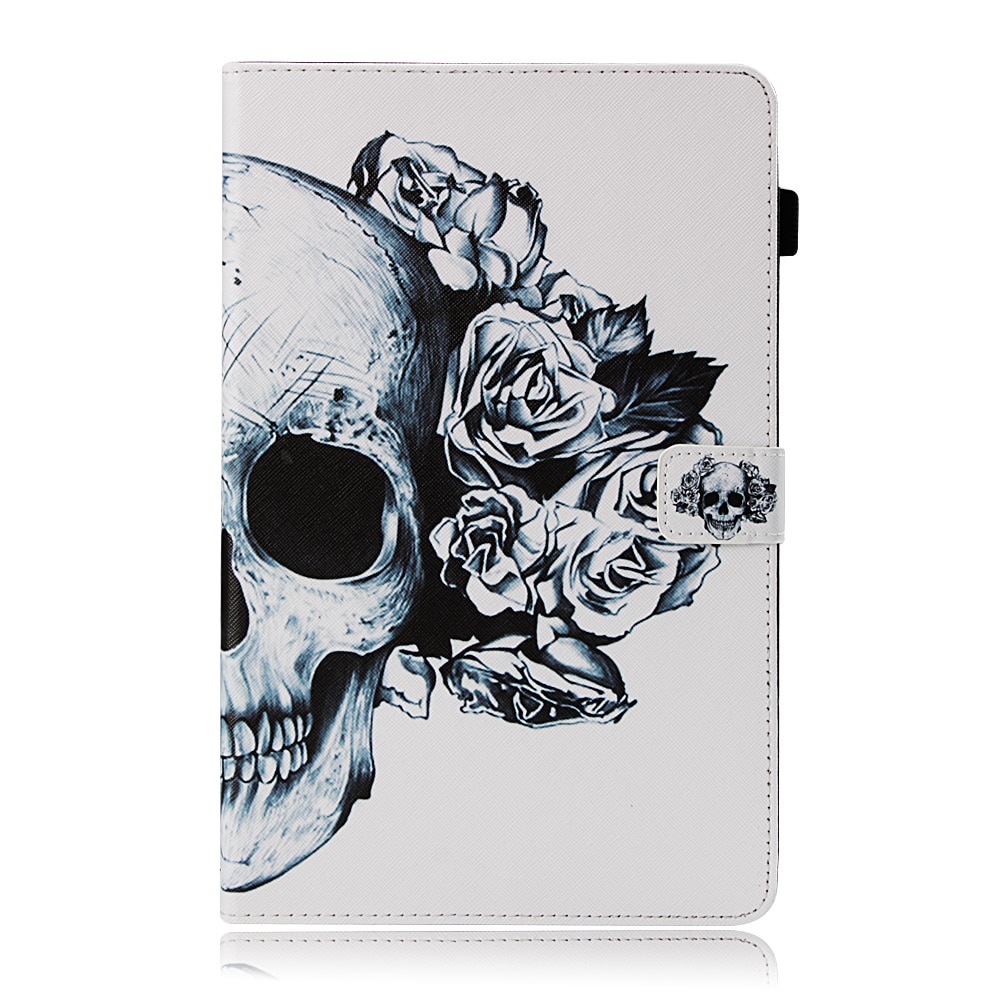 Case Samsung Galaxy Tab S4 10.5 T830 T835 #เคสฝาพับหนัง PU พิมพ์ลวดลาย Pattern Printing Stand Leather Smart Cover