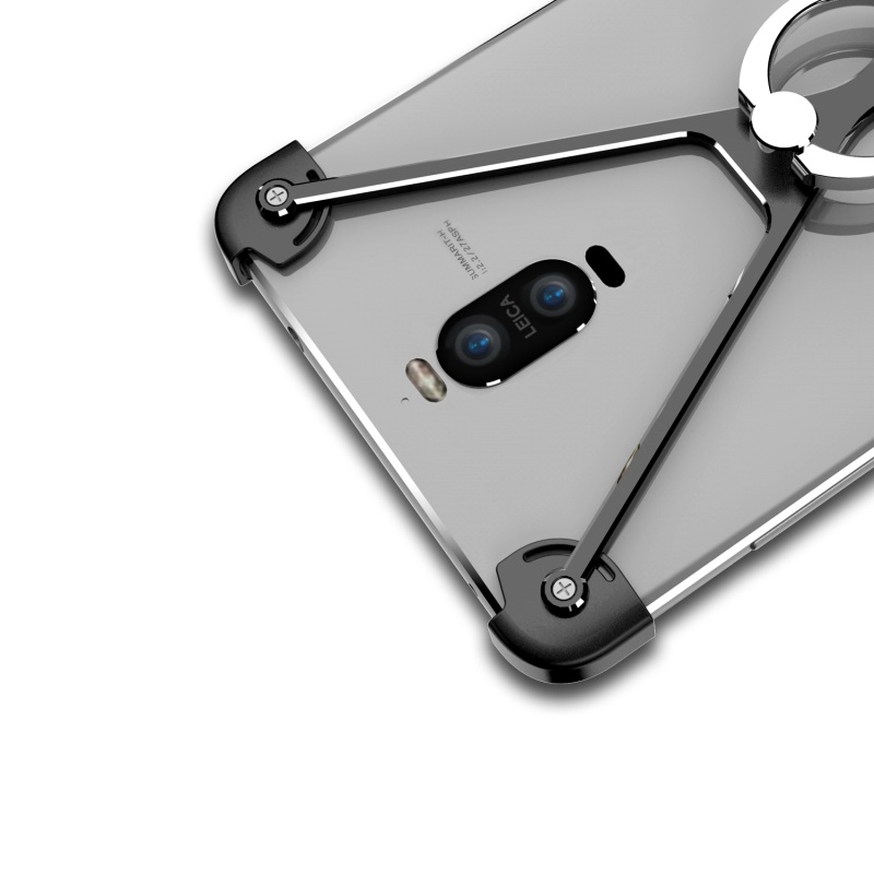 Case Huawei Mate 9 Pro โครงโลหะ OATSBASF X Shaped Metal Frame มีแหวนสวม