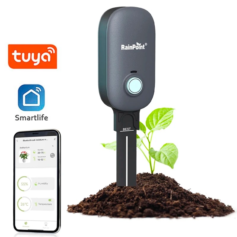 เซ็นเซอร์วัดค่าในดิน Soil Moisture Meter, Wireless Soil Moisture Meter for Garden Plant