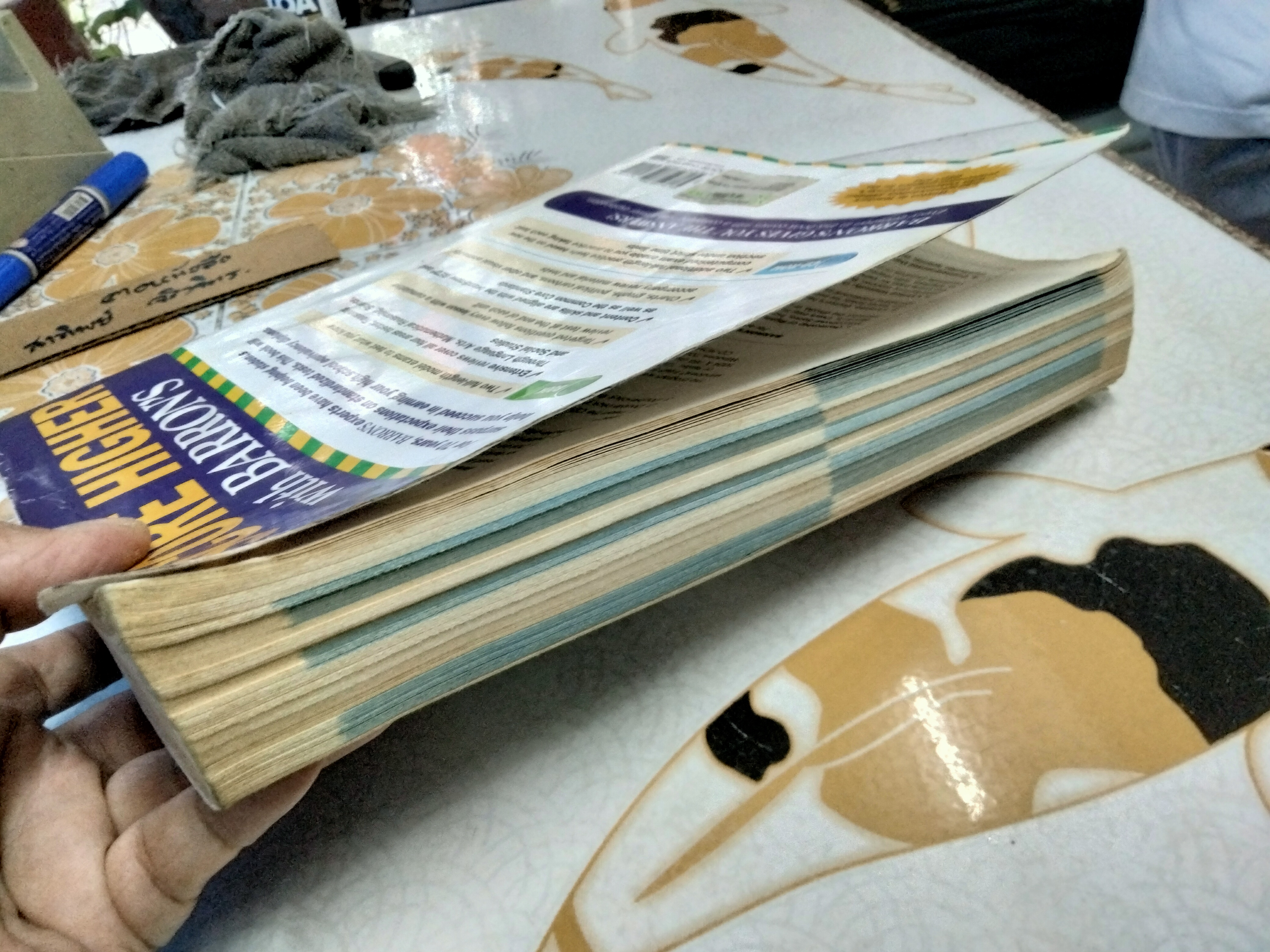 HOW TO PREPARE FOR THE GED TEST เตรียมสอบ GED ปี 2014 ภายในเล่มมี CD ** มีรอยเขียนด้วยดินสอหลายหน้า