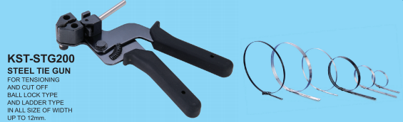 ปืนดึงเคเบิ้ลไทร์สแตนเลส,STEEL TIE GUN KST-STG200