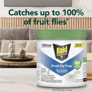 Raid® Essentials Fruit Fly Trap for Indoors 159 ml กับดักแมลงวัน สำหรับใช้ในบ้าน