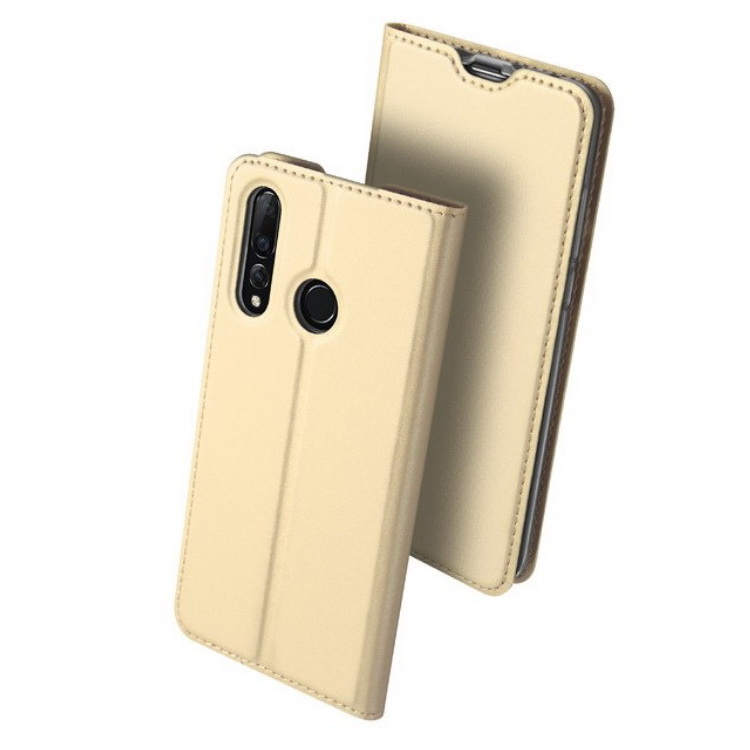 Case Huawei nova 4 #เคสฝาพับหนัง PU DUX DUCIS Skin Pro Series Auto-absorbed PU Leather คุณภาพดี