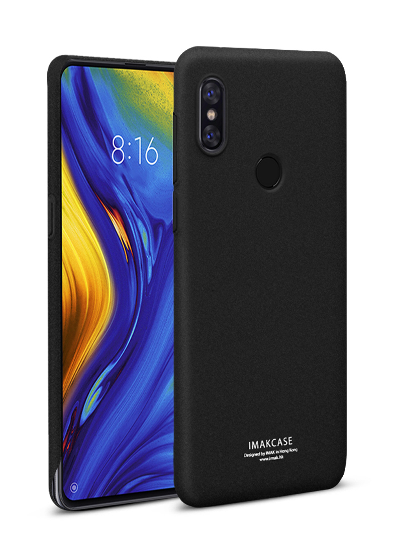 เคส Xiaomi Mi Mix 3 #เคสฝาหลัง IMAK Ring Holder Kickstand Frosted Hard Plastic ขาตั้งแหวน + ฟิล์มกันรอยหน้าจอ