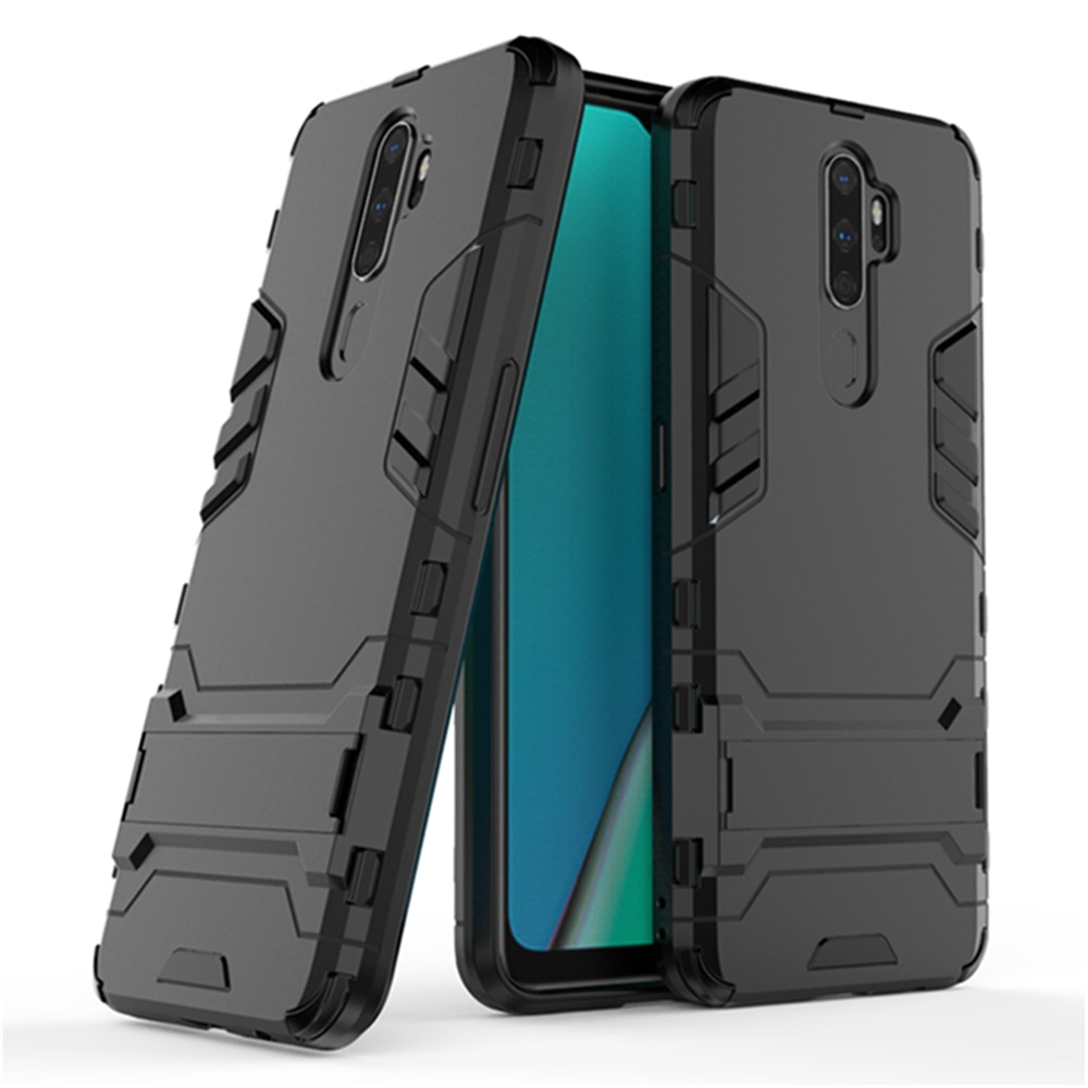 เคส OPPO A9 (2020) / OPPO A5 (2020) #เคสฝาหลังพลาสติก ไฮบริด TPU + Kickstand (สินค้าพร้อมส่ง)