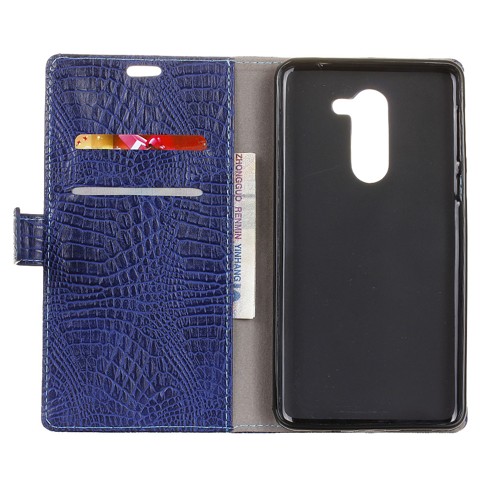 Case Huawei GR5 2017 เคสหนัง PU ฝาพับผิวหนังจระเข้