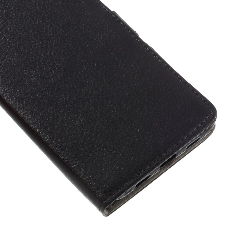 Case Samsung Galaxy A9 (2018) #เคสฝาพับสไตล์กระเป๋าสตางค์หนัง PU ผิวลิ้นจี่มีช่องเสียบการ์ดคุณภาพดี