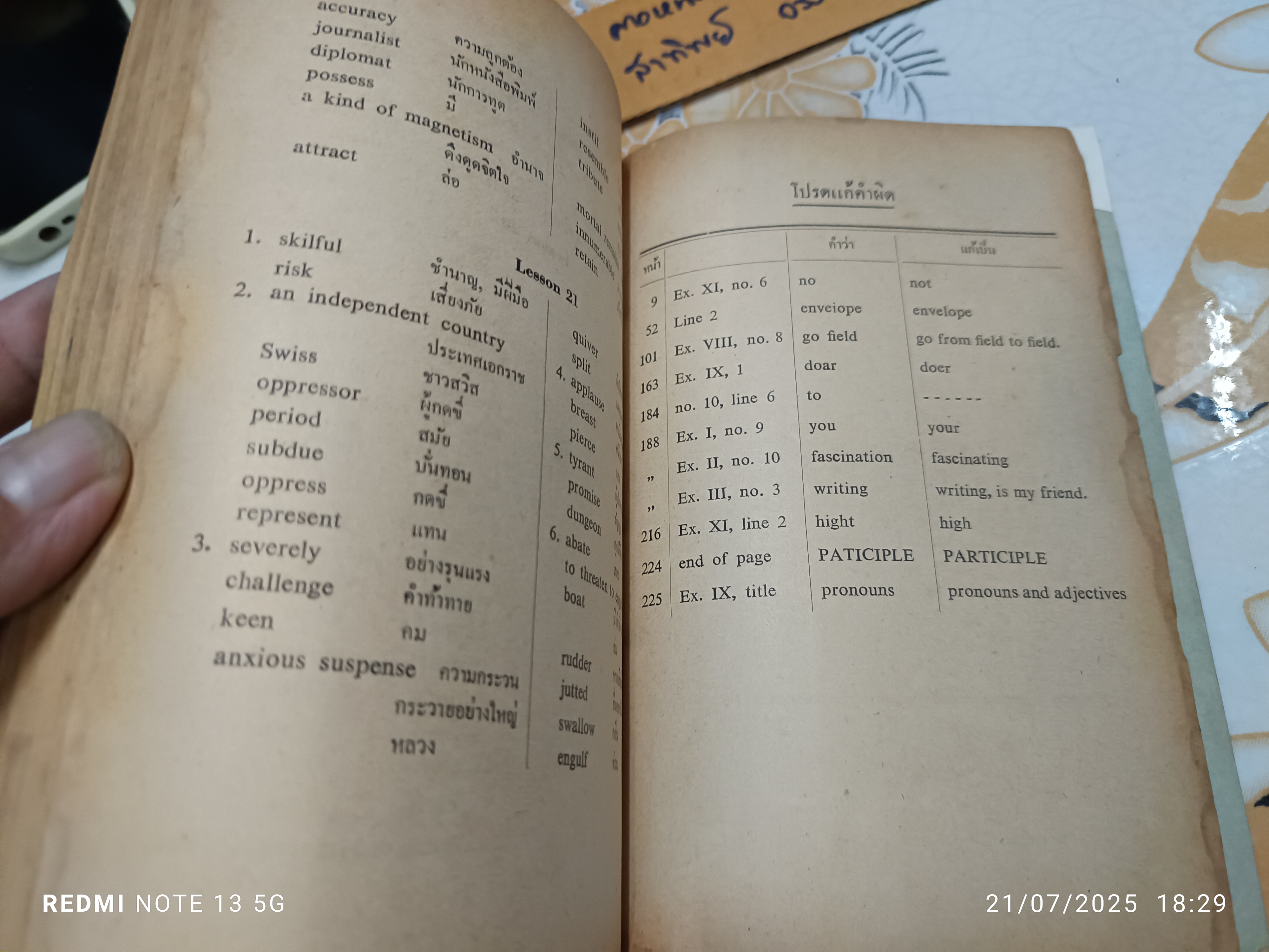 CLASS-WORK Book IV หนังสือเรียนภาษาอังกฤษ By S. G. Copyright Collection Saint -Gabriel No.20 April 1961 **สินค้าหมด**