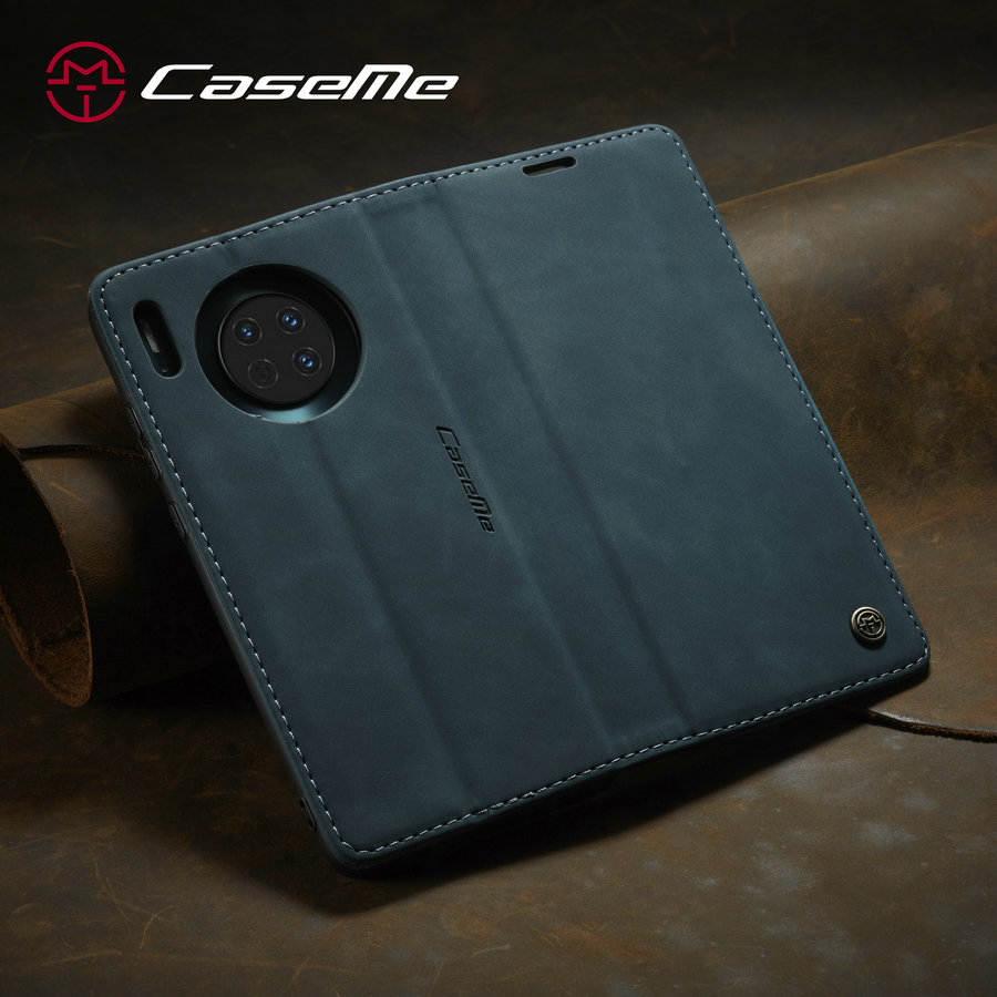 เคส Huawei Mate 30 Pro #เคสฝาพับหนังกระเป๋าสตางค์ CASEME Auto-absorbed Leather Wallet