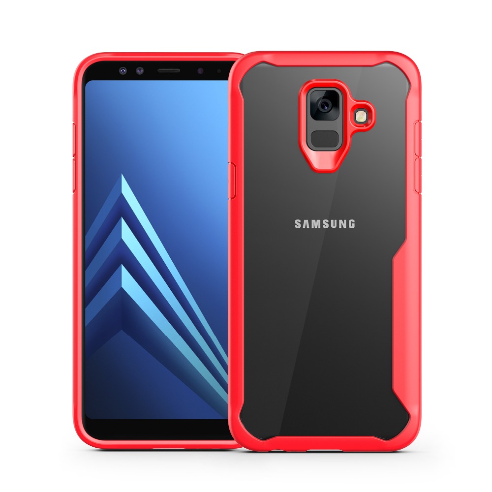 Case Samsung Galaxy A6 (2018) #เคสฝาหลัง Shock Absorption Tough PC+TPU นุ่ม