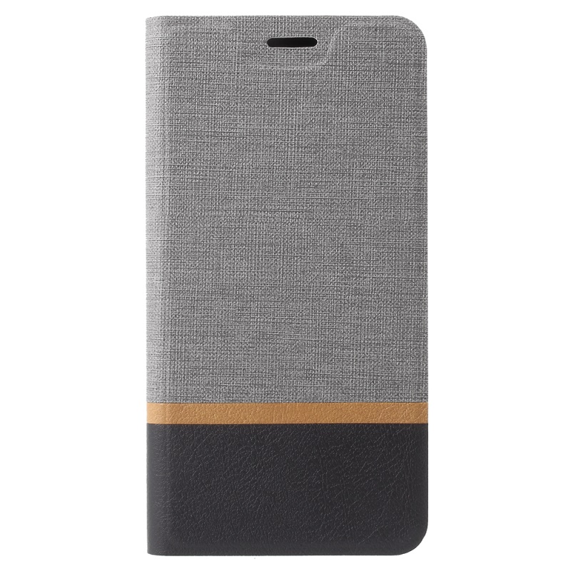 Case Asus ZenFone Live (L1) ZA550KL #เคสฝาพับหนัง PU ออกแบบสี Contrast ปกเสริมด้วยแผ่นเหล็กคุณภาพดี