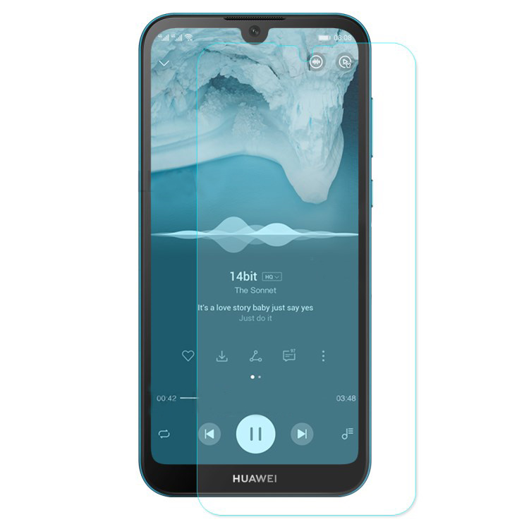 ฟิล์มกระก Huawei Y5 (2019) แบบไม่เต็มจอ ENKAY 9H หนา 0.26 มิลลิเมตร 2.5D ขอบโค้ง
