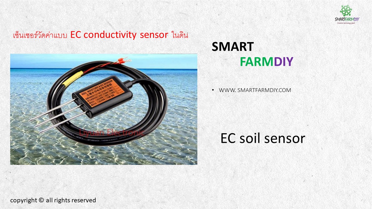 3in1 EC soil sensor ในดิน