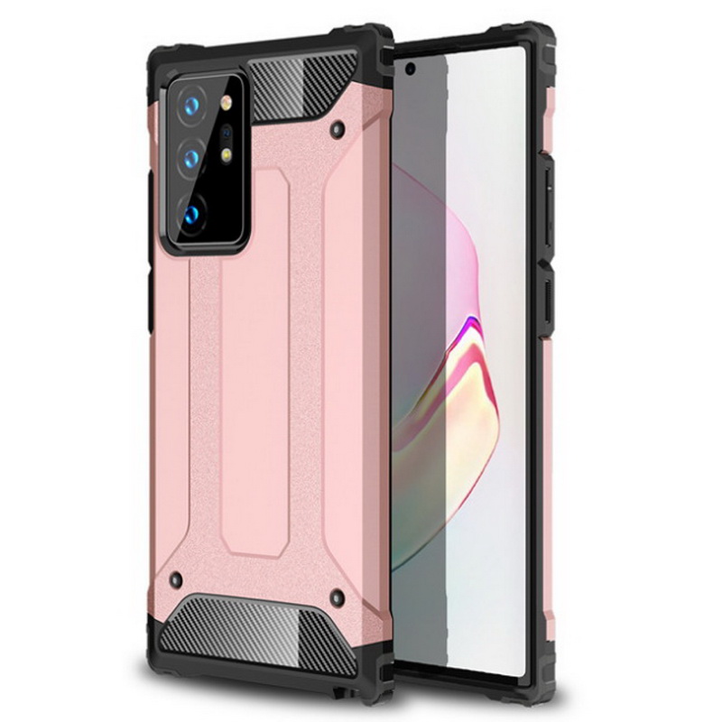 Case Samsung Galaxy S20 Ultra / S20 Ultra 5G #เคสฝาพับเกราะป้องกัน ไฮบริด พลาสติก+TPU Heavy Duty Rugged Hybrid