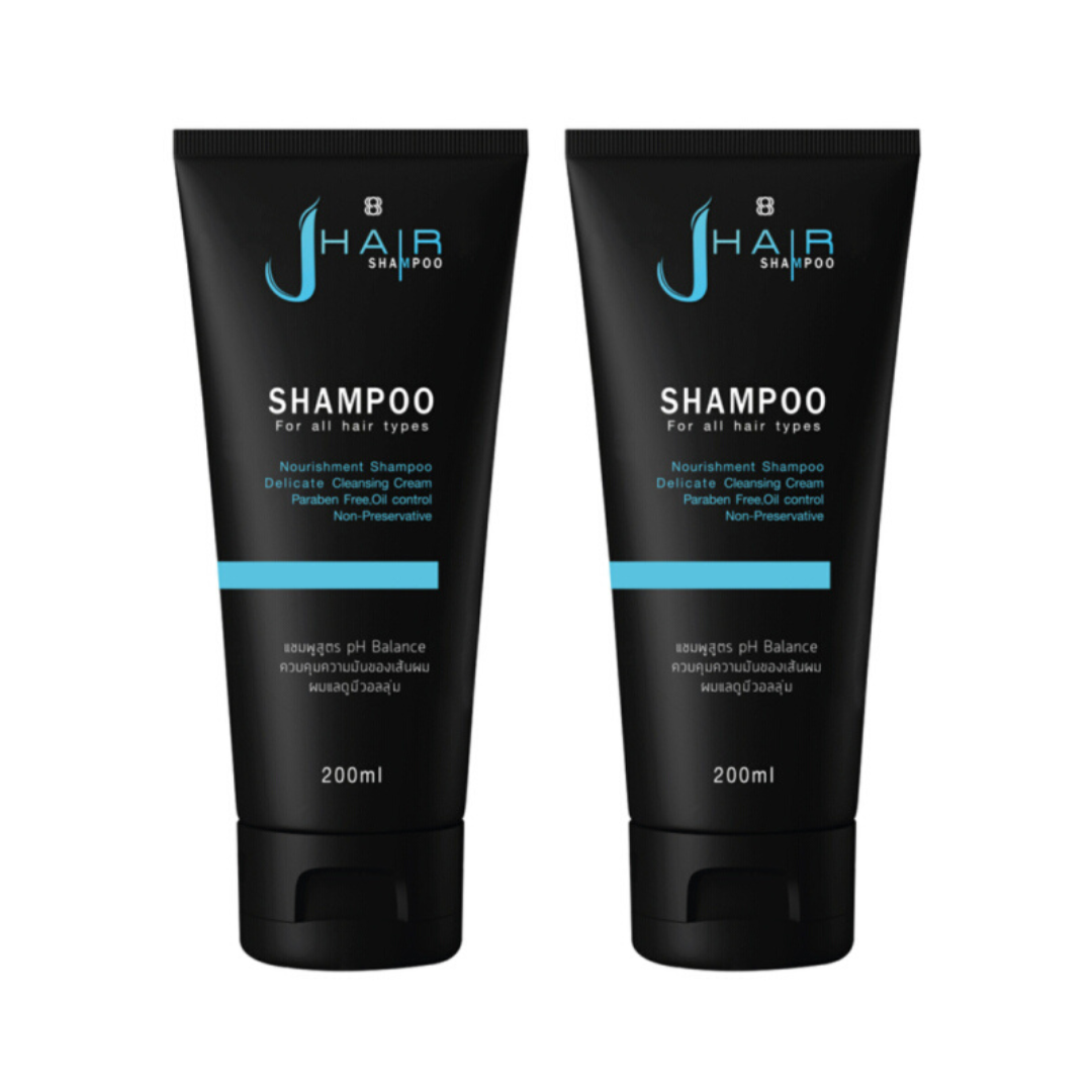 [2 ชิ้นราคาพิเศษ] J Hair Nourishment Shampoo 200ml เจ แฮร์ นูริชชิ่ง แชมพู
