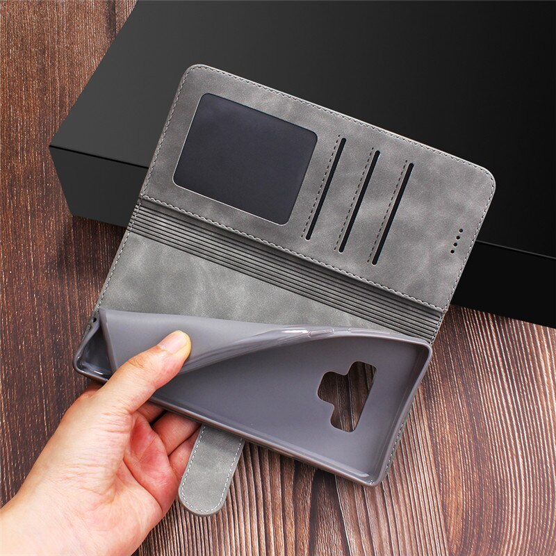 เคส Samsung Galaxy Note 9 #เคสฝาพับหนัง PU DIAOBAOLEE Leather Stand Stand