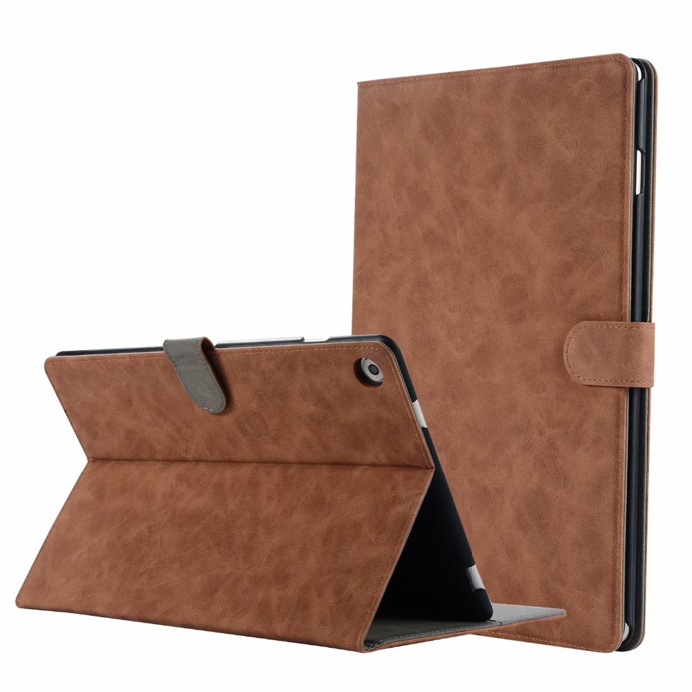 Case Huawei MediaPad M5 Pro 10.8 นิ้ว #เคสฝาพับหนัง PU สไตล์ Vintage