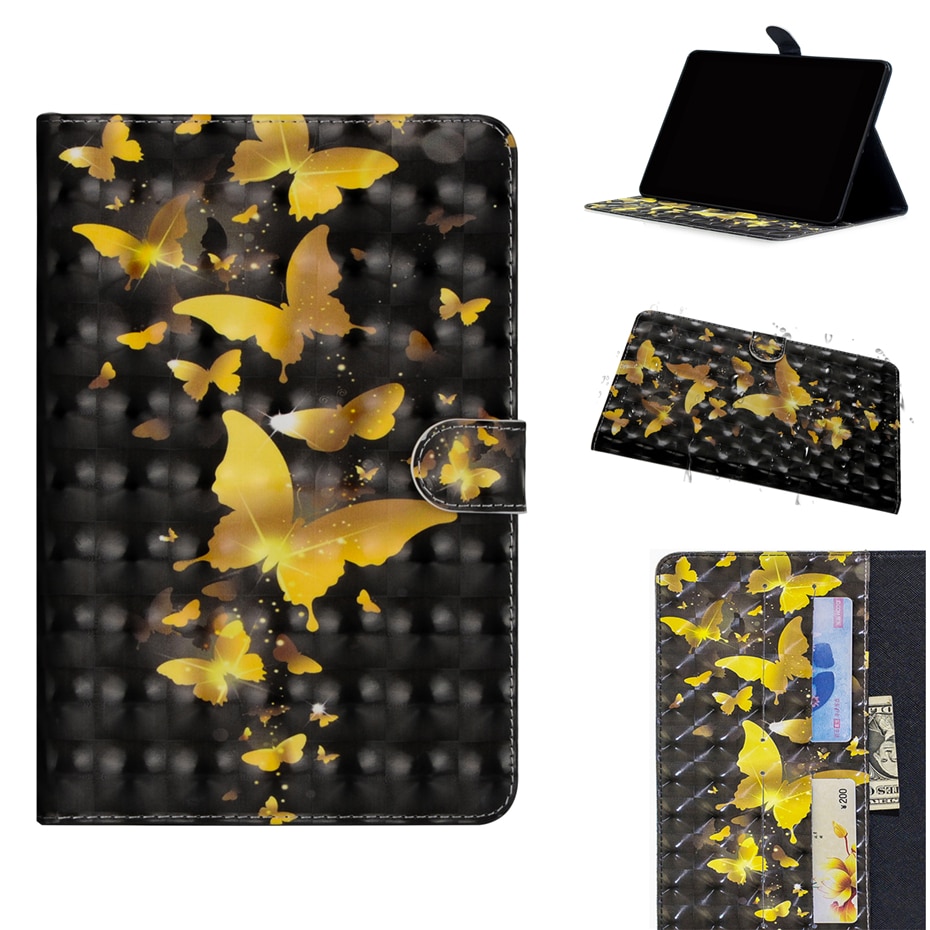 Case Huawei MediaPad M5 Lite 8 #เคสฝาพับหนัง PU พิมพ์ลวดลาย Light Spot Decor Patterned Printing Smart Leather