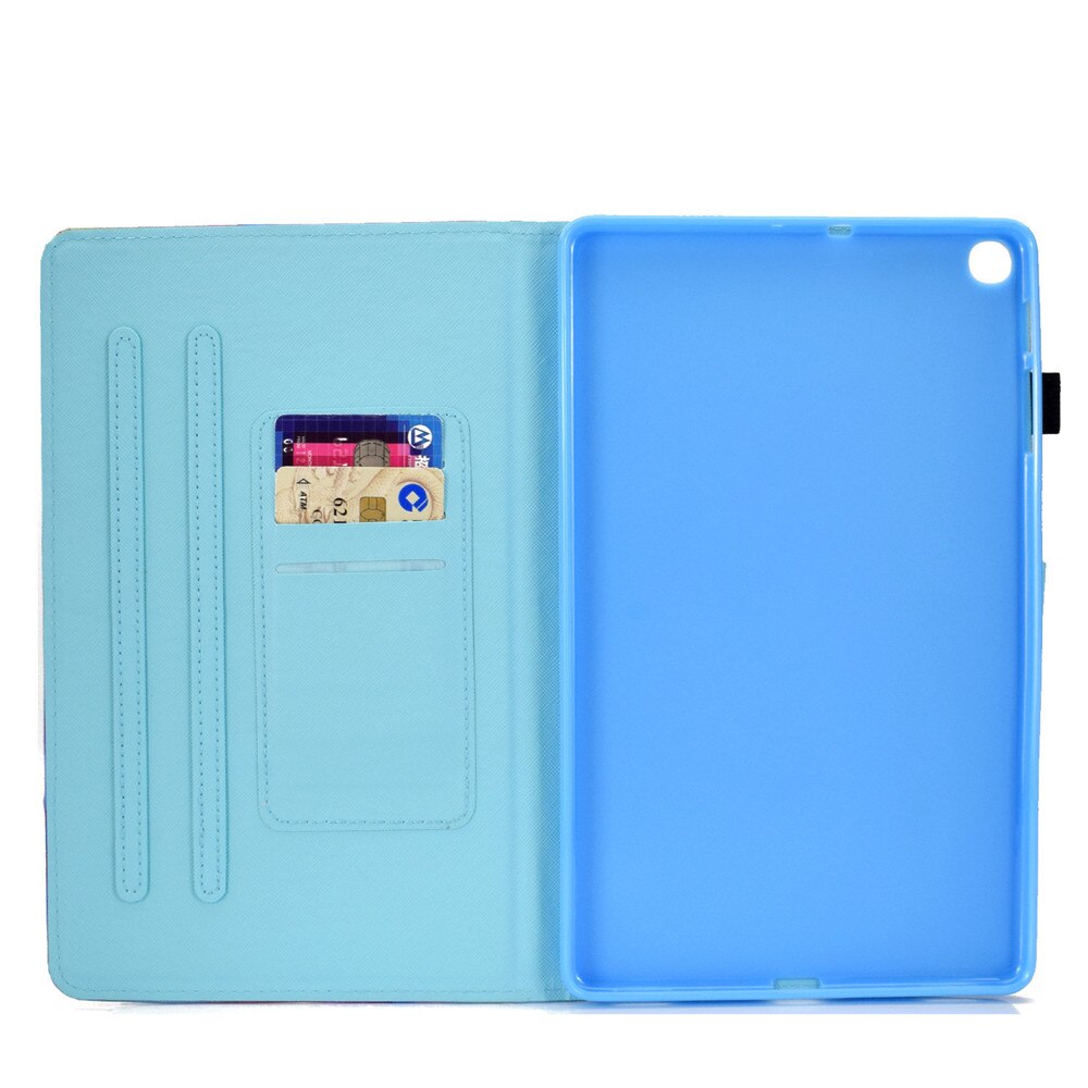 Case Samsung Galaxy Tab S6 Lite 10.4 SM-P610 P615 P617 #เคสฝาพับหนัง PU พิมพ์ลาย Pattern Printing PU Leather Flip