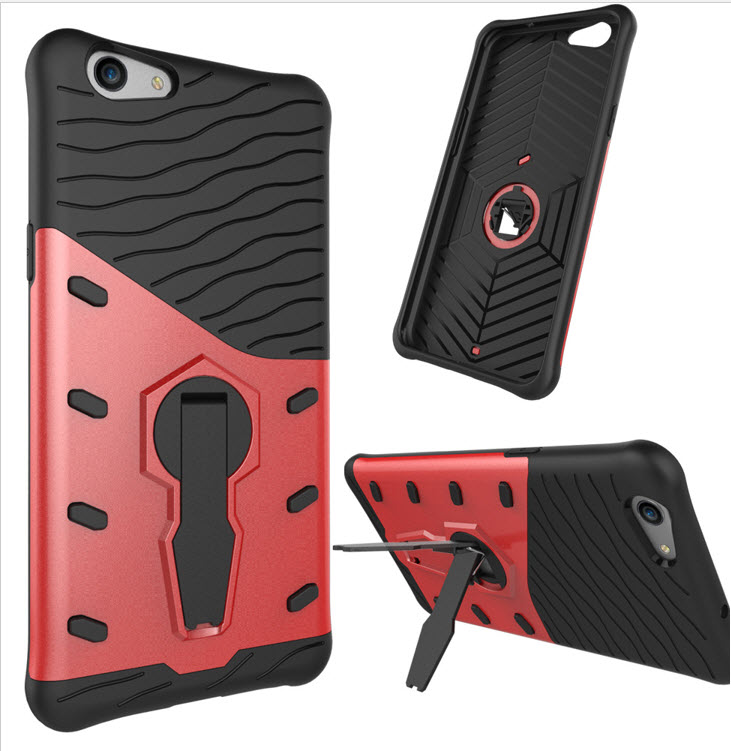 เคส Vivo V5 Plus (X9) #เคสฝาหลัง Armor Kickstand PC TPU Hybrid Case มีขาตั้ง