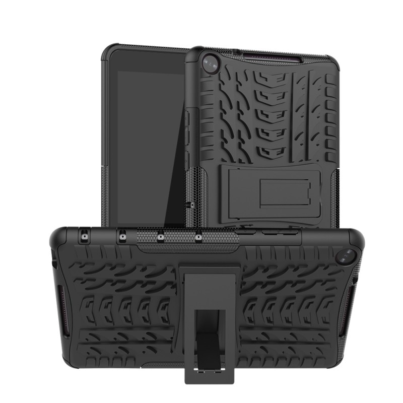 Case Huawei Mediapad M5 Lite 8 #เคสฝาหลังไฮบริด Cool Tyre PC+TPU Combo Cover with Kickstand