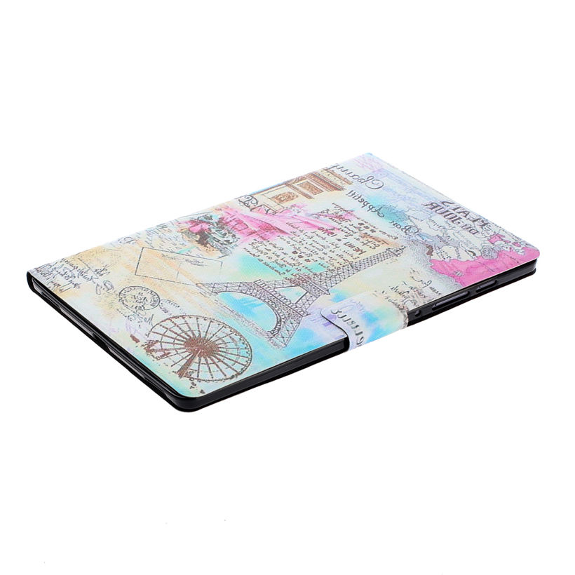 เคส Samsung Galaxy Tab S6 10.5 SM-T860 SM-T865 2019 #เคสฝาพับพิมพ์ลายหนัง PU พร้อมที่เก็บการ์ด Pattern Printing PU Leather Tablet Stand Case with Card Storage