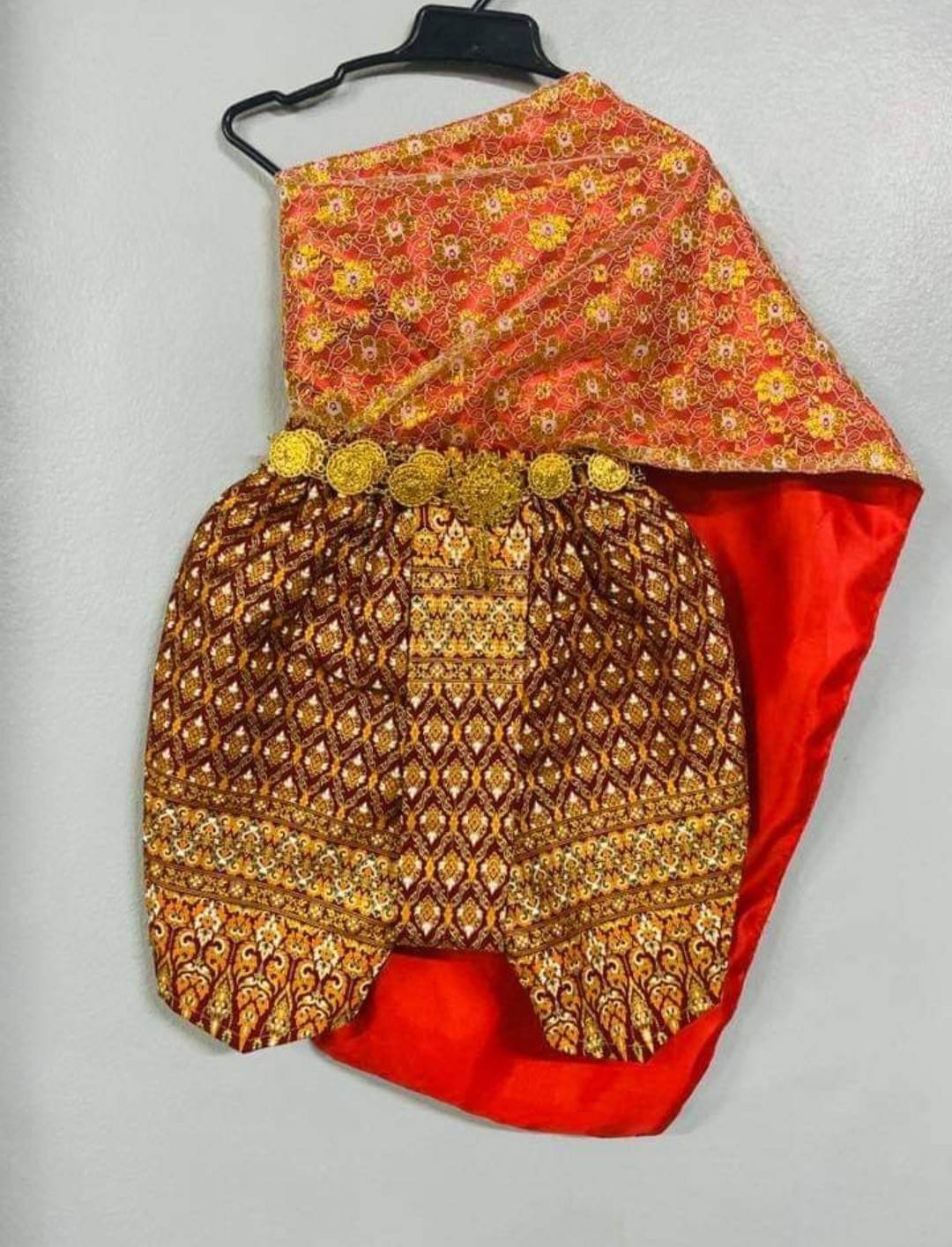 ชุดไทยเด็กหญิง set สไบกับโจง