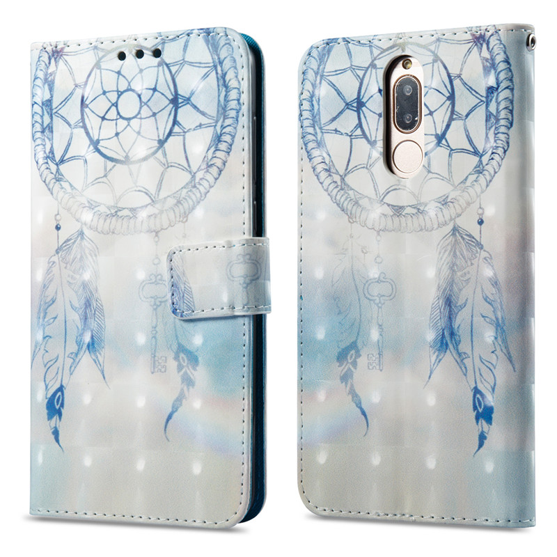 เคส Huawei Nova 2i #เคสฝาพับสไตล์กระเป๋าสตางค์3D Vivid Pattern Stand Leather #เคสคุณภาพดีราคาถูก