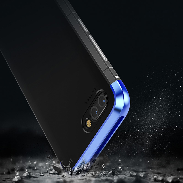 เคส Honor 10 #เคสฝาหลังขอบบนล่างอลูมิเนียมชุบ+หลังพลาสติก Guardian Series Aluminium Alloy and Plastic Case
